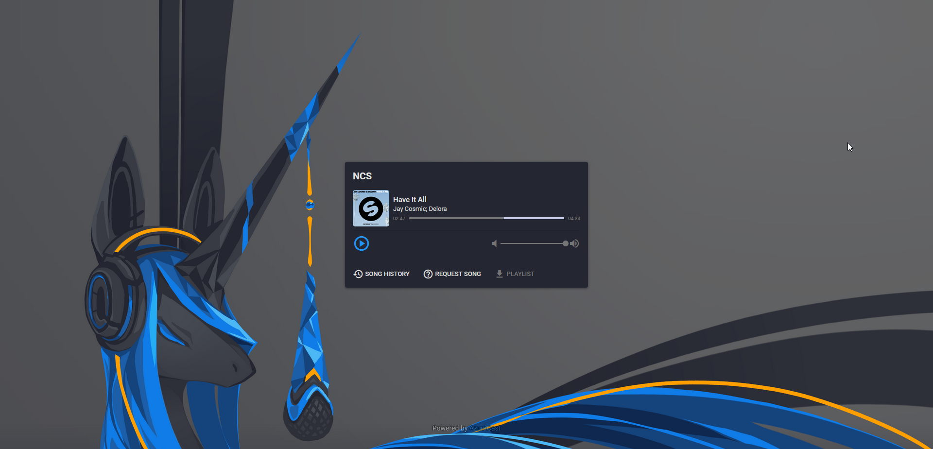 Listen to No Copyright Sounds 24/7 Using my AzuraCast Broadcast