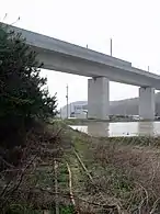 Passing under the KTX line in Yacheon-ri, Hwaseong37°14′48″N 126°55′24″E﻿ / ﻿37.24667°N 126.92333°E﻿ / 37.24667; 126.92333