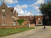 The stable block and coach house designed by John Adey Repton in 1805.